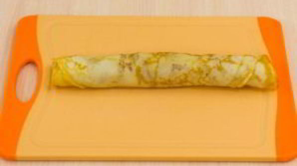 блинчики с яблоками под безе