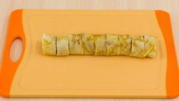 блинчики с яблоками под безе