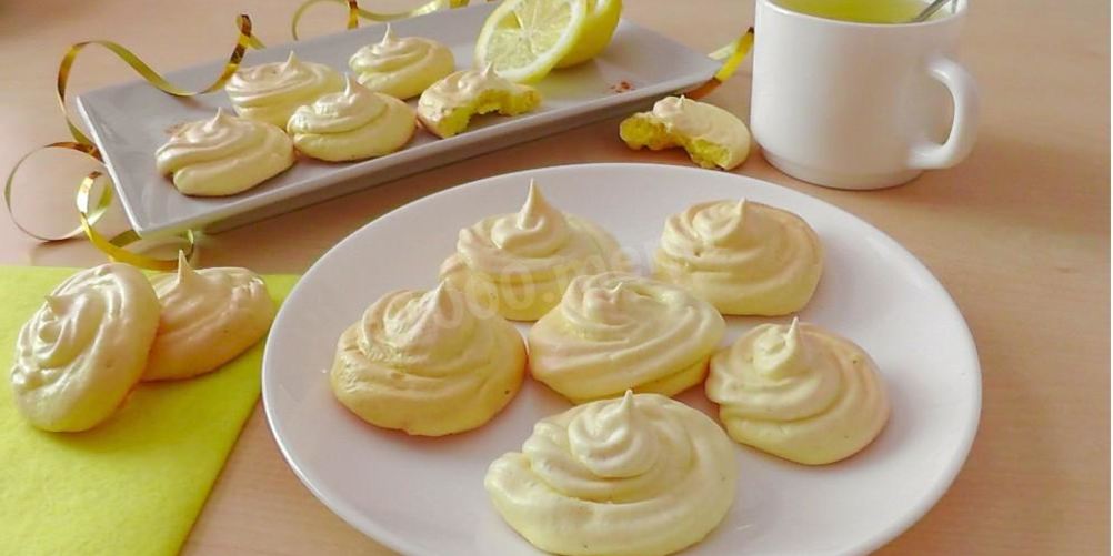 Рецепт лимонного безе облачко