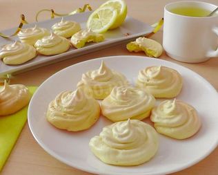 Лимонное безе облачко