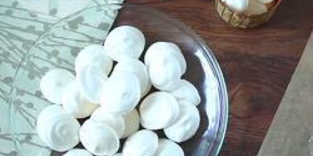 Рецепт постных безе без яиц