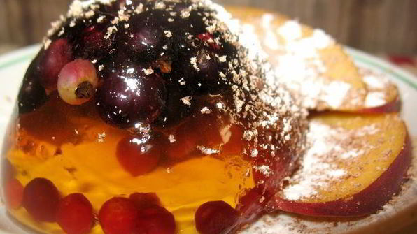 десерт ассорти из желе