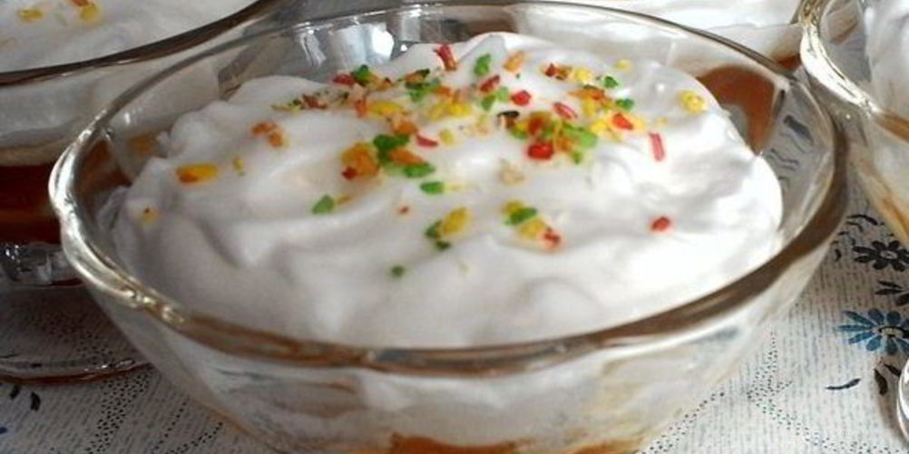 Рецепт десерта из белка