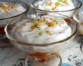 Десерт из белка