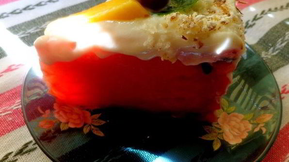 фруктовый десерт арбузный торт