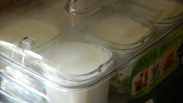 йогурт с мандаринами и киви в йогуртнице