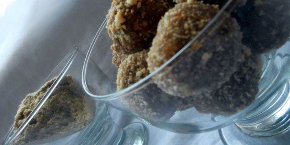 Рецепт шоколадных конфет с халвой