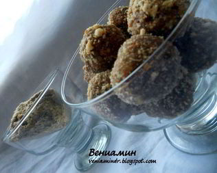 Шоколадные конфеты с халвой