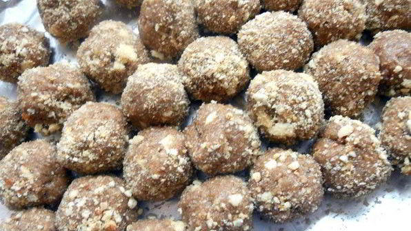 шоколадные конфеты с халвой