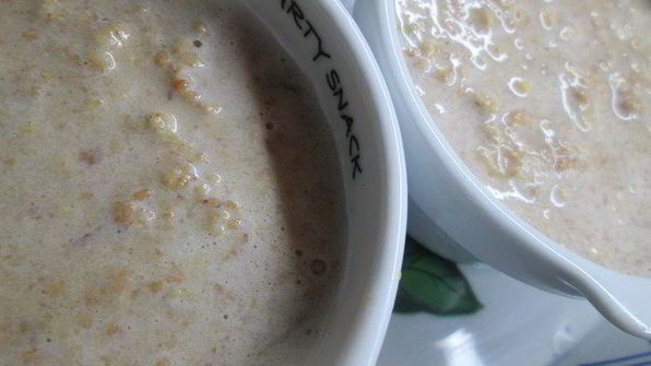 запеченные с халвой яблоки