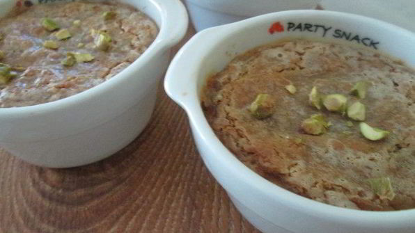 запеченные с халвой яблоки