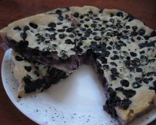 Клафути с голубикой