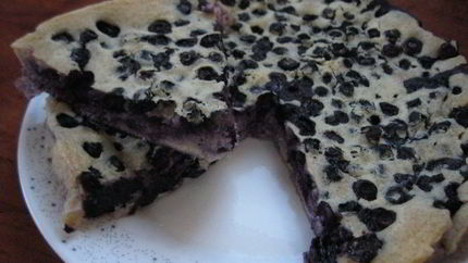 Клафути с голубикой