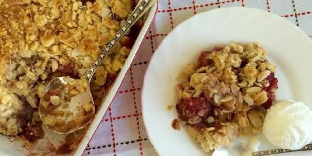 Рецепт клубничного крамбла