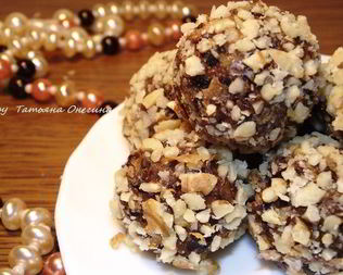 Домашние конфеты из сухофруктов