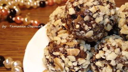 Домашние конфеты из сухофруктов