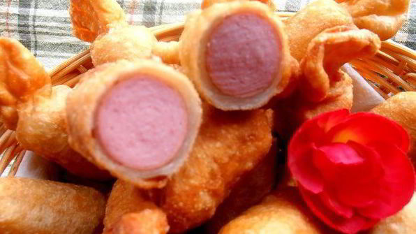 конфеты из сосисок