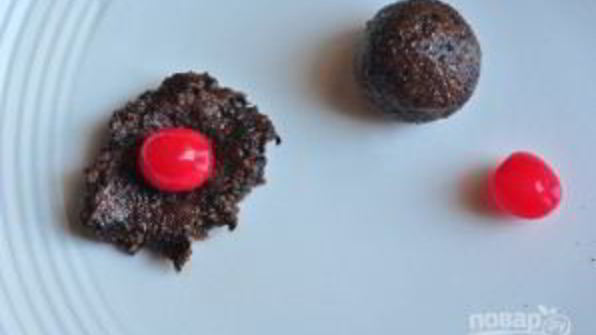 конфеты из сухофруктов с коктейльной вишней