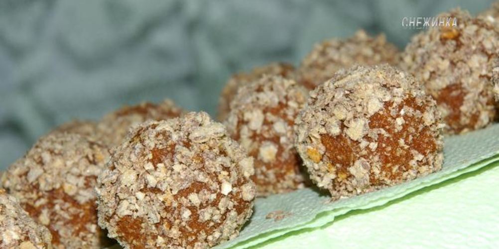 Рецепт конфет рыжик