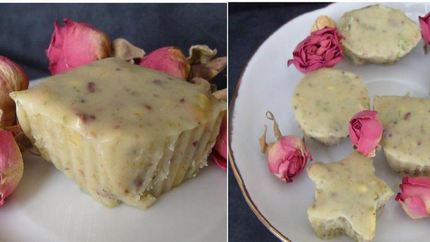 Конфеты с белым шоколадом и фисташками