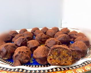 Конфеты с сухофруктами и орехами