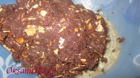 конфеты шоколадно-миндальные комочки