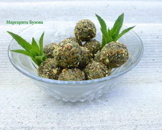 Конфеты со щавелем и мятой