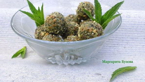 конфеты со щавелем и мятой