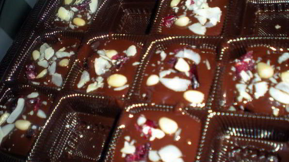 новогодние шоколадные конфетки