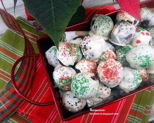 Рождественские конфеты Красный бархат