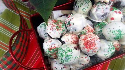 Рождественские конфеты Красный бархат