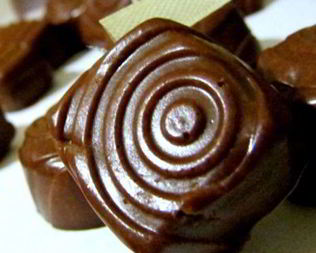 Шоколадно-желейные конфетки