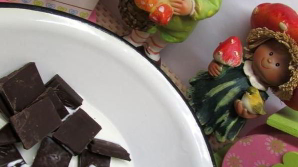 шоколадно-желейные конфетки