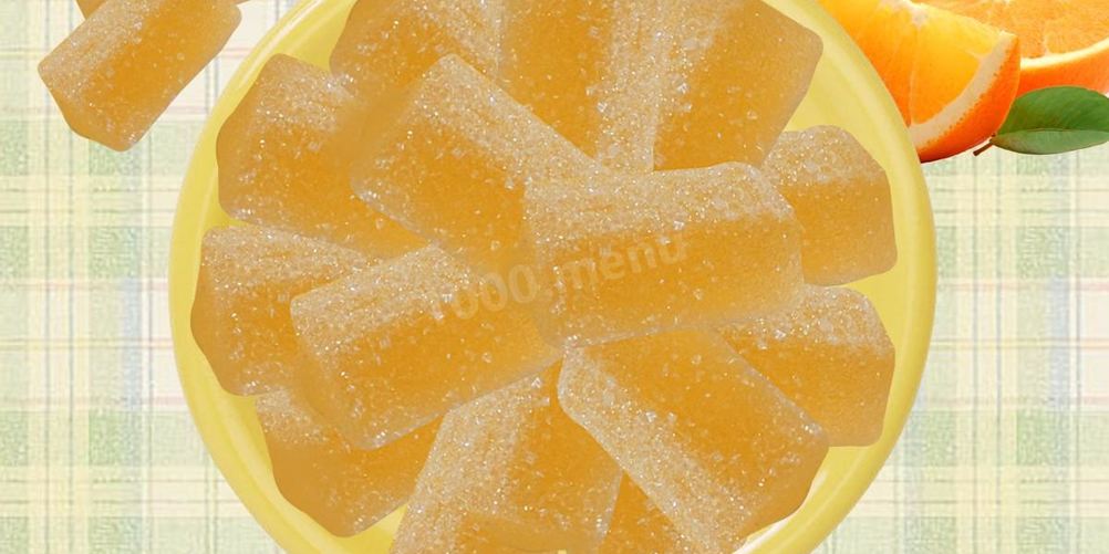 Рецепт желейных конфет с апельсиновым соком