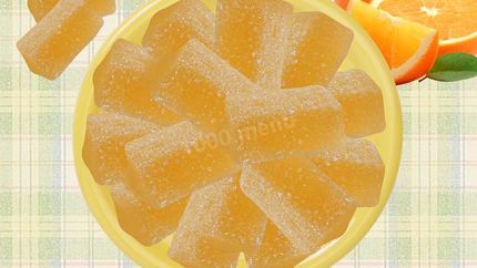 Желейные конфеты с апельсиновым соком