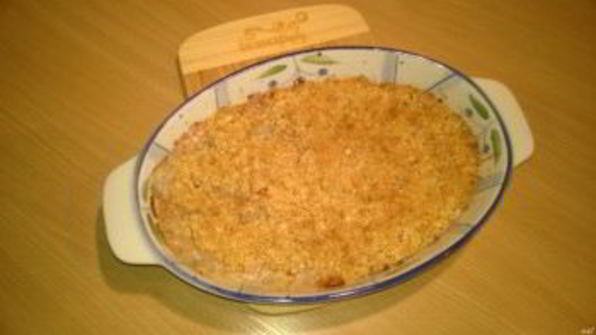 крамбл с хурмой