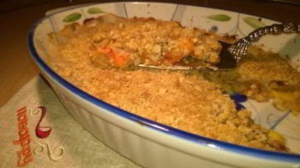 крамбл с хурмой