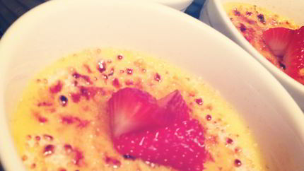 Десерт крем-брюле