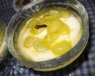 Десерт с маскарпоне грушевый крем