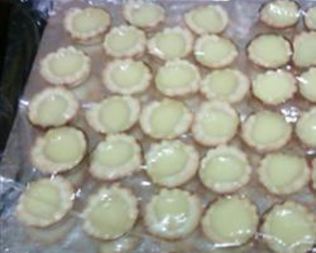 Китайские песочные корзиночки с заварным кремом