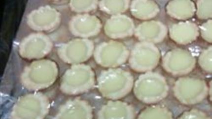 Китайские песочные корзиночки с заварным кремом