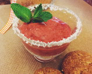 Клюквенный курд