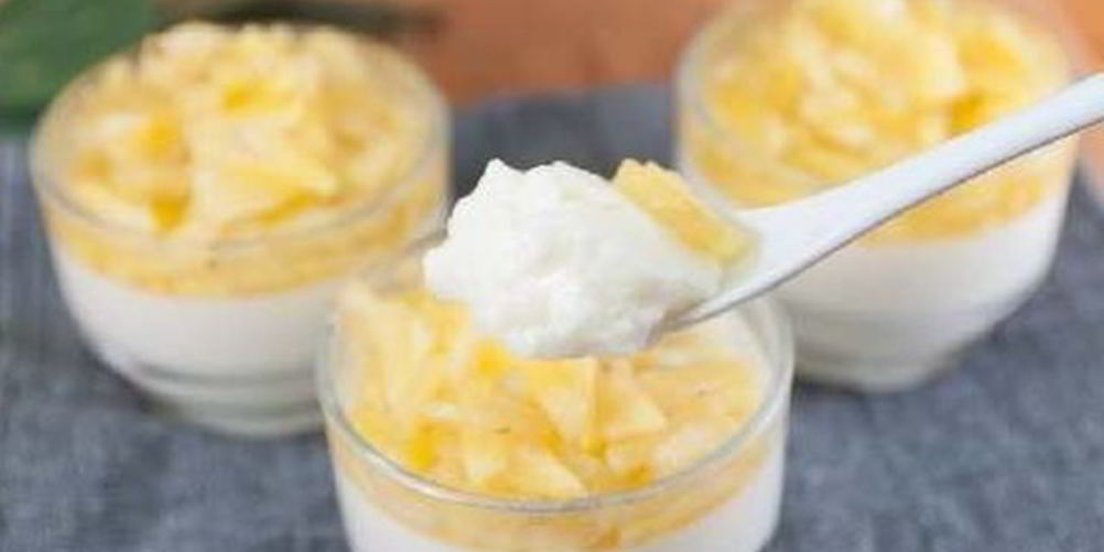 Рецепт кокосового крема с фруктами