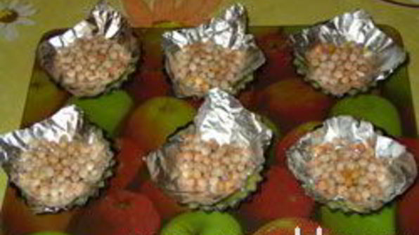 корзиночки с кремом