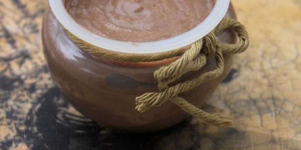 Рецепт крема из тофу с печеной грушей