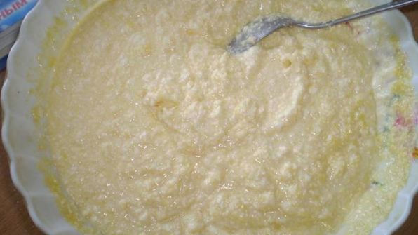 легкий бисквит с апельсиново-творожным кремом