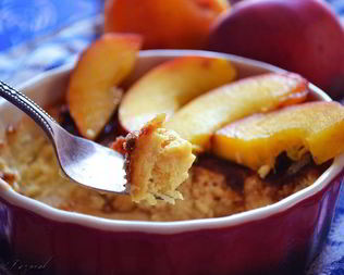 Персиковый крем брюле