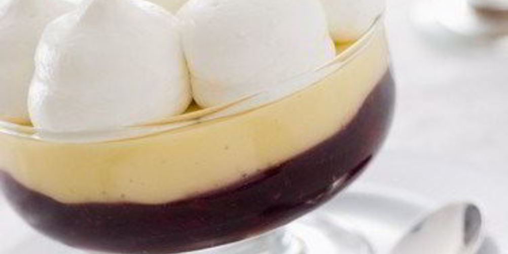 Рецепт трифла с глинтвейном и сливочным кремом