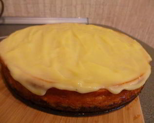 Тыквенный чизкейк с заварным апельсиновым кремом