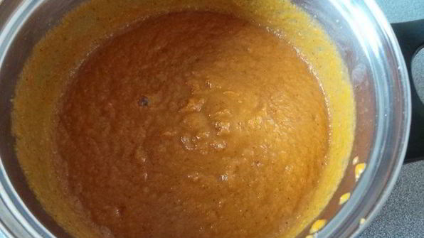 тыквенный чизкейк с заварным апельсиновым кремом